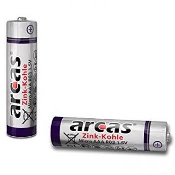 Pilas Arcas AA Super Heavy Duty Zinc-Carbón 1.5V - 4 Piezas (960 mAh)