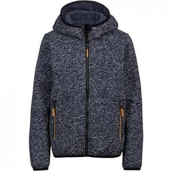 Killtec Kow 25 Bys Kntflc Jckt Chaqueta de Forro Polar con Capucha, Azul Oscuro, 152 cm para Niños