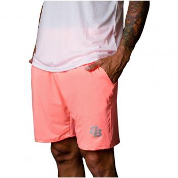 BB by Belén Berbel Shorts Hombres Coral XL - Short de pádel y tenis de hombre Coral light