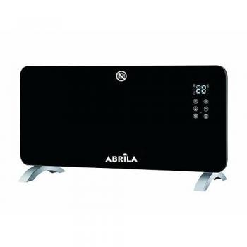 Emisor Térmico de Cristal Gaban 2000W Negro con Control WiFi y Temporizador Mural/Portátil (38x92x6,68cm)