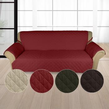 Auralum Funda Sofá 3 Plaza Cubre de Sillón Protector para Sofás Muebles Acolchado Anti-ensucia para Mascotas