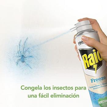 Spray Insecticida Congelante para Cucarachas, Hormigas y Chinches - Sin Olor - Elimina Rápidamente