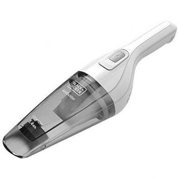 Black+Decker Nvb-115-Jl - Recogetodo ciclónico inalámbrico, batería de litio, color blanco