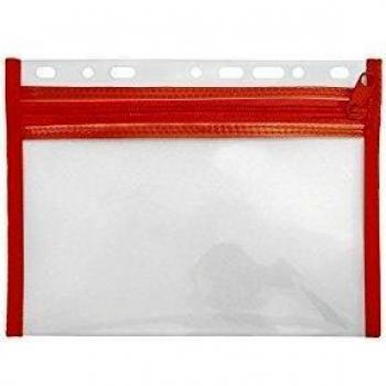 Veloflex carpeta Velobag XXS en A5 de PP con textilverstärkten bordes, color rojo XXS, A5