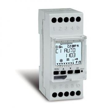 Interruptor horario semanal digital Perry 1NO 64 programas 1IO3091