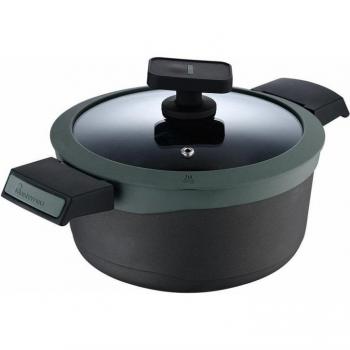 Cacerola ø20x10cm de aluminio fundido con tapa gastro reeco bgmp-8106 masterpro