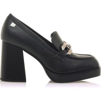 MTNG zapatos de tacón mujer gardena negro con cierre cremallera y tipo de puntera redonda