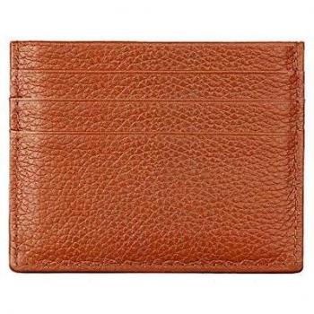 Hibate (Marrón) Mini Cuero FRID Tarjetero Fundas para Tarjetas de Crédito Cartera Hombre Mujer Señoras Niña Niño Piel Billetera