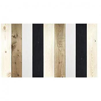 Cabecero de cama de madera maciza vintage multicolor 180x80cm combinado con pizarra Flandes