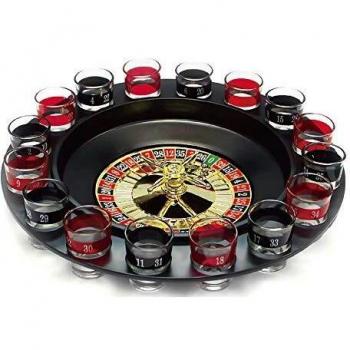 Wellhome Juego De Ruleta Con Vasos De Chupito - 21 ml