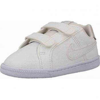 Nike Court Royale (TDV), Zapatillas de Estar por casa Bebé Unisex, White/Vast Grey 102, 21 EU