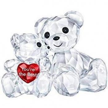 Figura decorativa Swarovski Oso Kris - Eres el mejor, Cristal Multicolor, 3.3 x 4.9 x 2.9 cm