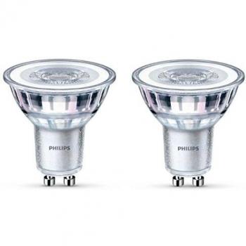 Philips 929001217831 - Pack de 2 Bombillas LED,luz blanca cálida, casquillo GU10, 35 W, no regulable