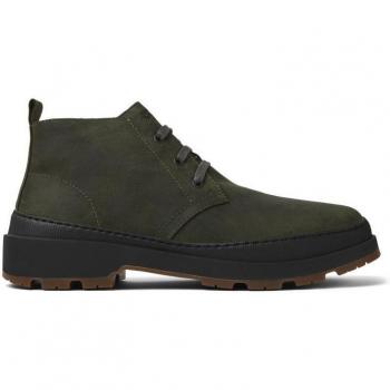 Camper Brutus Trek Green Nubuck Leather Men's Boots
