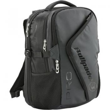 Mochila Bullpadel BPM 22003 Pro Negro 2022 - Mochila deportiva, diseño moderno, compartimento principal amplio, bolsillo frontal con cremallera, asas ajustables y acolchadas, material resistente al agua, color negro