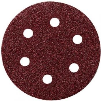 METABO 631596000 - Hojas de lijar Professional para madera y metal 8 perforaciones enganche velcro 125