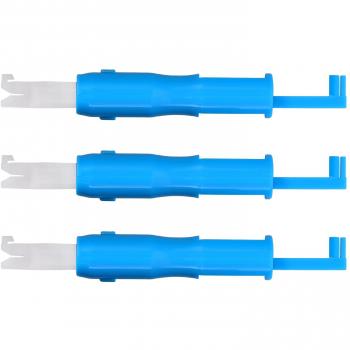 Hicarer 3 Piezas Insertor de Aguja de Costura Herramienta de Enhebrar Aguja para Máquina de Coser