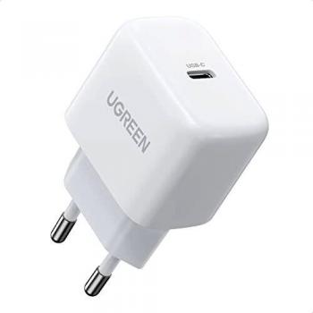 UGREEN 33W Cargador USB C Adaptador de Corriente Tipo C Retracompatible 30W 20W Cargador GAN PD con PPS Compatible con iPhone 13/12/SE/X Galaxy S21/S20 Xiaomi Mi11/Mi10/Redmi 10 iPad Pro MacBook Air