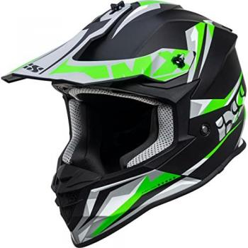 iXS Casco de Motocross 362 2.0 Negro-Verde M (57/58)