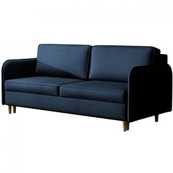 Sofá-cama Columbus 122 con función de cama y caja de ropa de cama, 209 x 95 x 100 cm