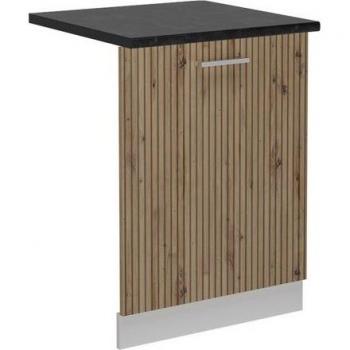 Tapa del Lavavajillas R-Line, Roble Artesanal, 60 cm, Antracita
