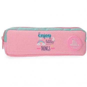 Roll Road Little Things Neceser de viaje, 22 cm, 0.46 litros, Rosa