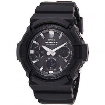 Casio G-Shock Men's Watch in Resin/Stainless Steel with Auto LED Light and Solar Power - Shock Resistant