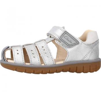 Sandalias de Niña CLARKS ROAM BAY T PLATA