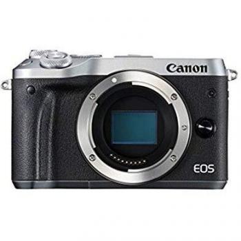 Cámara Digital Reflex Canon EOS M6, 24.2MP, DIGIC 7, Full HD, WiFi/NFC/Bluetooth, Color Plata