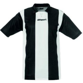 uhlsport Camiseta Stripe KA, Todo el año, Unisex, Color Blanco/Negro, tamaño S