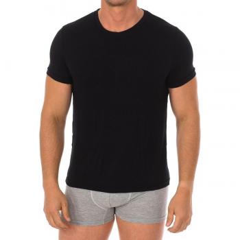 Camiseta interior Bamboo manga corta y cuello de pico 603 para hombre