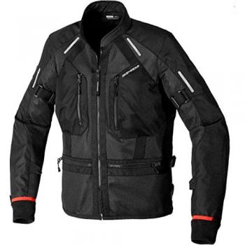 Spidi Chaqueta de Moto Tech Armor Negra Textil para Motocicleta Talla S-3XL