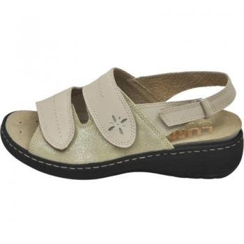 Sandalias Bio Reciclables para Plantillas de Mujer Lumel Modelo 4987-52 Color Beig