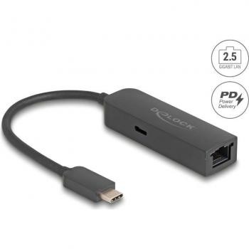Adaptador USB-C a LAN 2.5 Gigabit con Power Delivery 100W