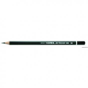 Lyra Art Design 9B Graphite Pencil for Professional Drawing