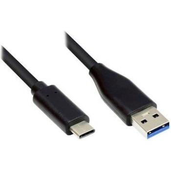 Cable USB 3.0 de 5 m, USB-C a USB A, Negro