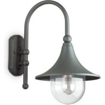 Aplique para exterior Cima Metal Antracita 1 bombilla 46cm