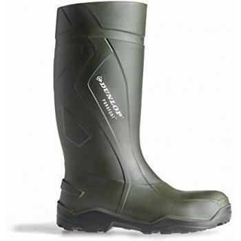 Bota caña alta purofort + s5 c762933 talla39 verde de dunlop