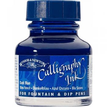 Winsor and Newton Calligraphy Ink 30ml 222 Dark Blue