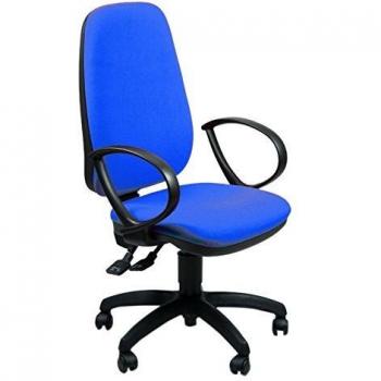 Unisit Eco Smart Blue Executive Office Chair with Adjustable Armrests