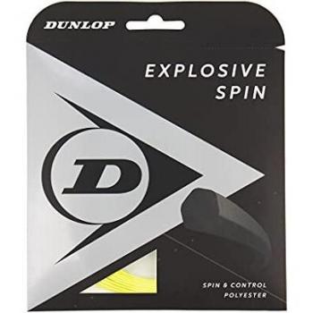 Dunlop Sports Explosive Spin 17G - Cuerda de tenis, color amarillo, 1 juego