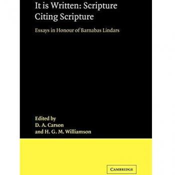Escrito Está: Citando Escritura - Ensayos en Honor a Barnabas Lindars, SSF