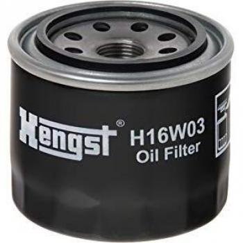 Filtro de aceite HENGST FILTER H16W03 - Filtro de aceite, compatible con múltiples modelos de vehículos, diseño optimizado para filtración eficiente, construcción duradera para mayor resistencia y rendimiento, fácil instalación