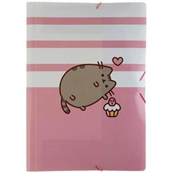 Carpeta gomas A4 polipropileno Pusheen rose collection