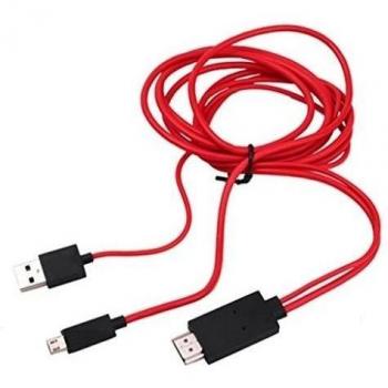 MHL Micro USB a HDMI 1080p HD TV AV Cable adaptador para teléfonos Android