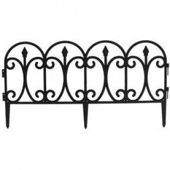 Valla Jardinera Antique Negro 60X33 Cm