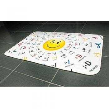 Tatkraft 3D Emotions Alfombrilla de Baño, Microfibra Antideslizante, Ultra Suave, 50x80 cm