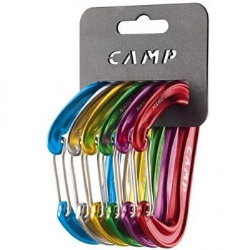C.A.M.P. Nano 22 Carabiner Rackpack (Size: 6-Pack, Standard Size, Assorted Colors)