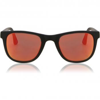 SmartBuy Collection Square Full Rim Plastic Men's Prescription Sunglasses Black Size 51