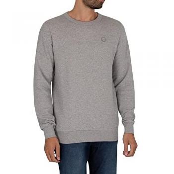 KnowledgeCotton Apparel Men's Erik Basic Sweatshirt, Grey, XL